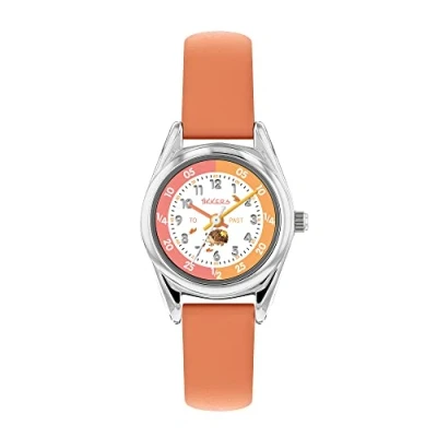 Image of Tikkers RSPB Kids Animals and Insects Time Teacher Analogue Quartz Watch (Orange Hedgehog)