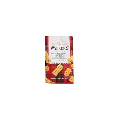 Image of Walker&#039;s Shortbread Mini Fingers Bag, Traditional Pure Butter Scottish Recipe, 125g