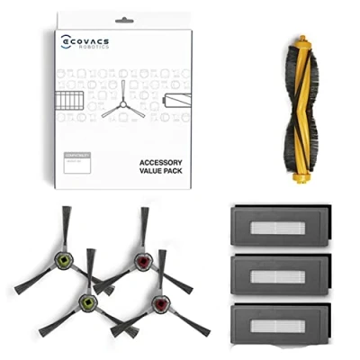 Image of ECOVACS Buddy kit (main brush, side filter) Original DEEBOT T9/T9+/N8 PRO/N8 PRO+/N8/N8+/NEO/T8/T8+/T8 AIVI/920/950/N7, White Black Blue