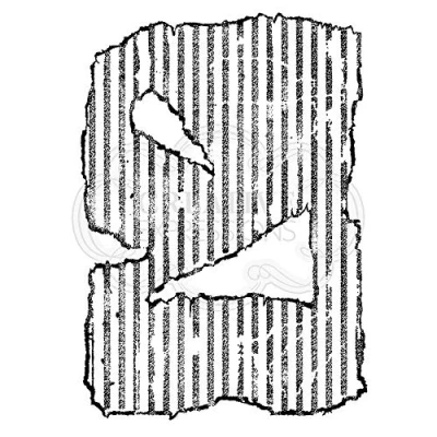 Image of Woodware Francoise Collection Clear Magic Stamp Set Torn Cardboard, 4 x 6 inches, Transparent, FRS802