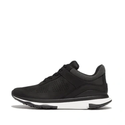 Image of Fitflop Women&#039;s Vitamin FFX PERF Nubuck Sports Sneakers Shoe, Black, 3 UK
