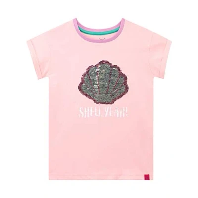 Image of Harry Bear Girls Rainbow T Shirt Pink Age 18 to 24 Months