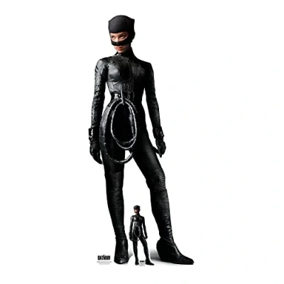 Image of STAR CUTOUTS SC4050 Catwoman Zoe Kravitz The Batman Film Life Size Cardboard Cutout Perfect for Birthdays, Gifts, Parties &amp; Fans