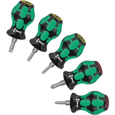 Image of Wera Stubby Set 1 Screwdriver Set, 5 Pieces, 05008870001