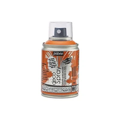 Image of PEBEO 93706 100ml Deco Spray, Acrylic, Tangerine, 10.5 x 5.2 cm