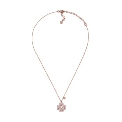 Image of Emporio Armani Women&#039;s Rose Gold Sterling Silver Necklace, EG3609221