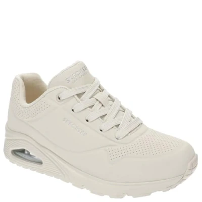 Image of Skechers Women&#039;s Uno Stand on Air Sneaker, White, 4.5 UK