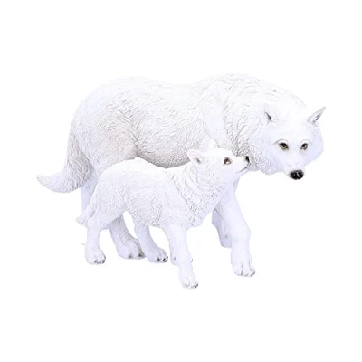 Image of Nemesis Now U4774P9 Winter Offspring Figurine 27.5cm, Resin, White, One Size