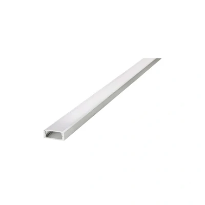 Image of Surface Mount 22.6x8.5mm Aluminium Profile Rail 1 Metre Integral LED