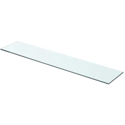 Image of vidaXL Shelf Panel Glass Clear 70x15 cm
