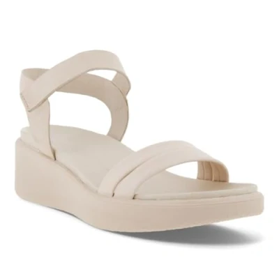 Image of Flowt Lx Leather Women&#039;s Ankle Strap Wedge Sandals