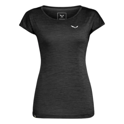 Image of Salewa PUEZ DRY Basic Tshirt, Women&#039;s, Size: 8, Schwarz