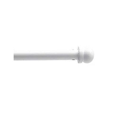 Image of ATELIERS 28 2 x Tringle de vitrage Extensible avec Embout Boule Ronde diamètre 7 Métal (Rouge