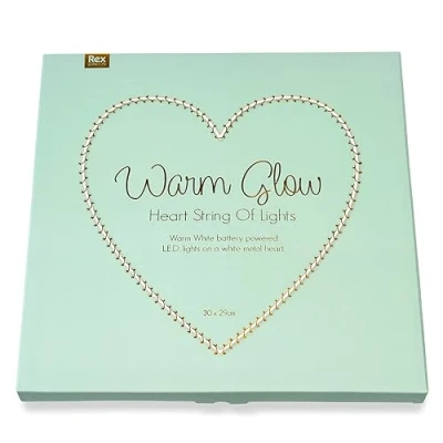 Image of Rex London Indoor Metal Heart Led Light