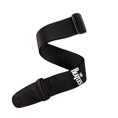 Image of D&#039;Addario Beatles Guitar Strap Accessories Electric Strap, Acoustic &amp; Bass Polypropylene Black