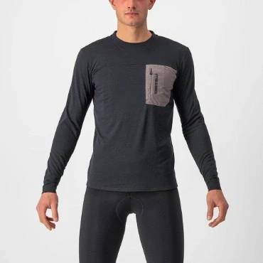 Image of Castelli Unlimited Merino Long Sleeve Cycling Jersey