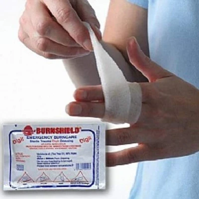 Image of Burnshield Digit Dressing First aid Equipment for Burns