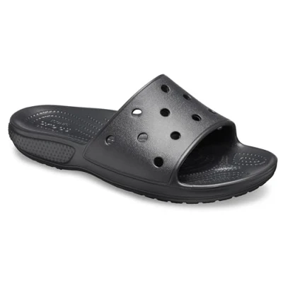 Image of Crocs Classic Slide Unisex Pool slides, Size: M3/W4, Black Synthetics