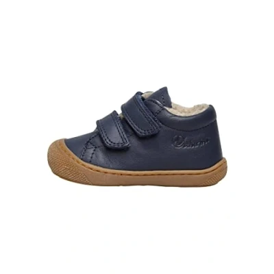 Image of Naturino Cocoon VL Leather First Steps Shoes Blue 18