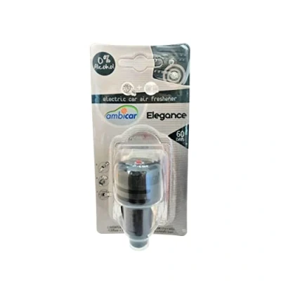 Image of Keep Your Essence Car Air Freshener Ambicar. Electric Diffuser + Refill Pack. Absorbs bad smells with the Floral, Fresh and Soft Scent. 0% Alcohol, Natural