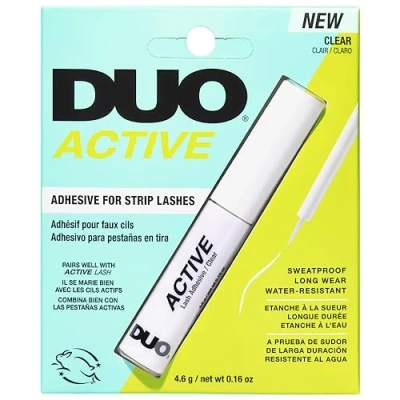 Image of Duo Active Brush on Striplash Adhesive, Clear, 4.6 g (Pack of 1)