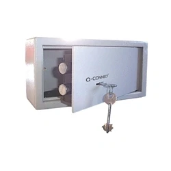Image of Q Connect Key Operated Safe 6 Litre 150x200x200mm Ref KF04387