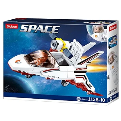 Image of Sluban M38 B0922 Fahrzeug Space Saturn Interplanetary Vehicle 115pcs, Multicolored