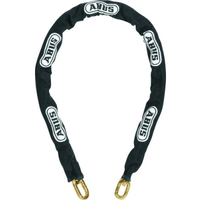 Image of ABUS 8KS chain for securing bicycles, objects and more 8 mm thick can be combined with a padlock 110 cm long, black