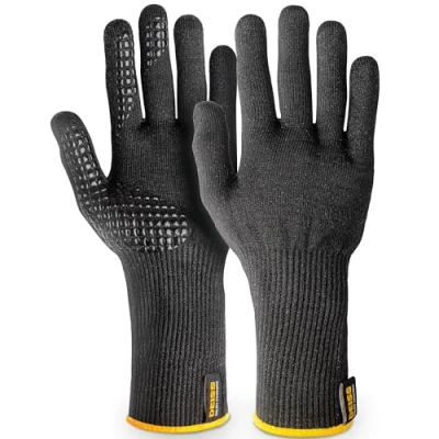 Image of Deiss Pro Cut Resistant Gloves Food Grade, Anti for Secure Cooking, Grilling, Housework &amp; Gardening Level 5 Hand Protection Size M