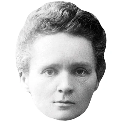 Image of Marie Curie (Young) Celebrity Mask, Flat Card Face, Fancy Dress Mask