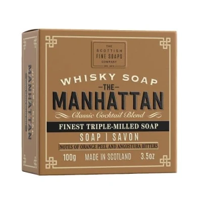 Image of Scottish Fine Soaps Soap in a Carton Whisky Manhattan 100g