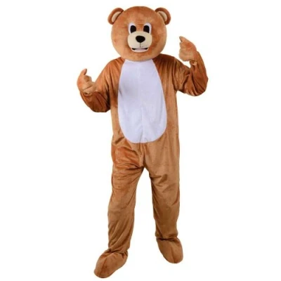 Image of Wicked Costumes Adult Deluxe Teddy Bear Fancy Dress Mascot One Size