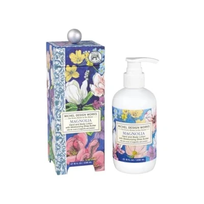 Image of Magnolia Hand &amp; Body Lotion 236ml Gift Boxed Michel Design Works
