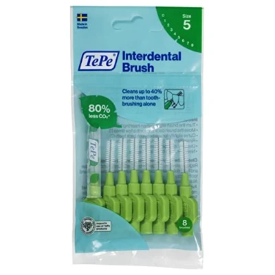 Image of TePe 0.8 mm Size 5 Original Interdental Brush Pack of 8