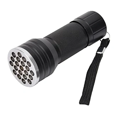 Image of ciciglow Ultra Violet Light, 21 Lamp Beads LED Flashlight Mobile Phone Repair UV Glue Curing Light Waterproof Ultraviolet Torch for Outdoor Activities Fluorescent Agent Detection
