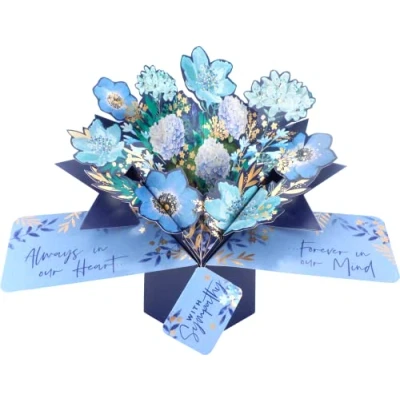 Image of With Sympathy In Our Heart Pop Up Greeting Card Second Nature 3D Cards