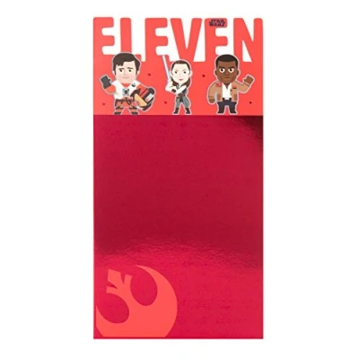 Image of Hallmark Star Wars 11th Birthday Card &quot;Fit For A Hero&quot; Medium