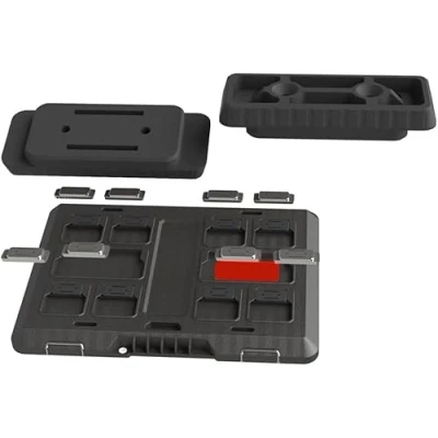Image of NyVoozy Feet Mounting System, for Milwaukee Packout, Packout System (Black) 10Pack