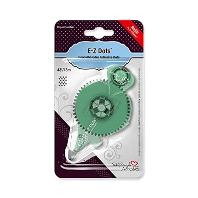 Image of SCRAPBOOK ADHESIVES BY 3L E Z Repositionable Adhesive Dots, Clear, 13m