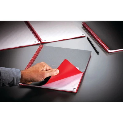Image of Black n Red Book Wirebound Recycled Polypropylene 90gsm 100080167