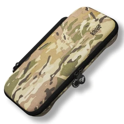 Image of SAVAGE RAVEN by Skull &amp; Co. Every Day Slim Carrying Case for Nintendo Switch 2: Portable Hard Shell Protective Travel Case, Gaming Console Protection Accessories, Storage, Multi camo