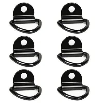Image of DBREAKS Set of 6 V Mounting Ring Lashing Eyelets Made Stainless Steel with Load 400 kg for Securing Loads in Cars, Kayaks and Trailers