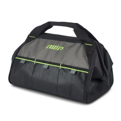 Image of AWP 15 in Zippered Wide Opening Tool Bag 3 Exterior Pockets For Organization