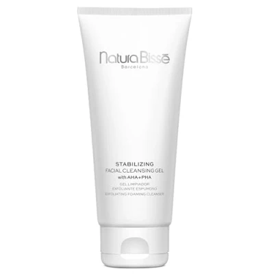 Image of Natura Bissé Stabilizing Facial Cleansing Gel with AHA + PHA, Exfoliating foaming cleanser, Cleanses, Exfoliates &amp; Balances, For Normal, oily acne prone Skin, 7 Oz