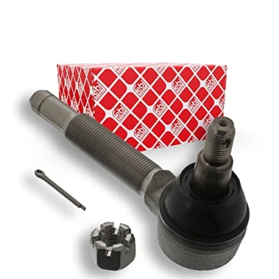 Image of MC891911, MK309190, MK309710, MK384668, MK996333 Track rod end FEBI BILSTEIN 41321 Front Axle Right with crown nut