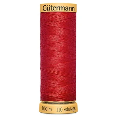 Image of 100% Natural Cotton Thread by Gutermann for Sewing and Quilting 100m Spools Colour Number 1974 1 x Spool