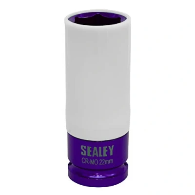 Image of Sealey 22mm 1/2&quot;Sq Drive Alloy Wheel Impact Socket SX03022