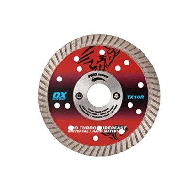 Image of OX Tools TX10R 180/22 Spectrum Superior Turbo Diamond Blade, 180/22.23mm, Red