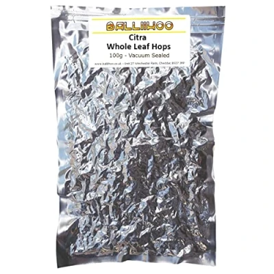Image of 100g Vacuum Foil Packed Citra Whole Leaf Hops