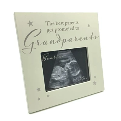 Image of Grandparents Baby Scan Photo Keepsake Frame Gift with Bag